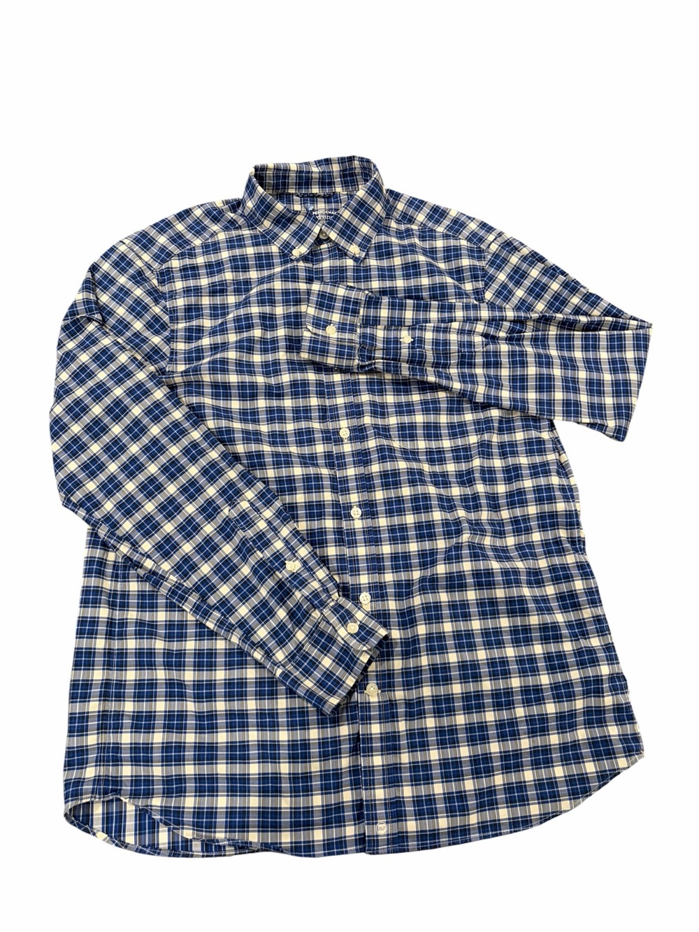 Vineyard Vines OTG brrr Plaid On-The-Go Performance Button Shirt M Plaid - Picture 2 of 6